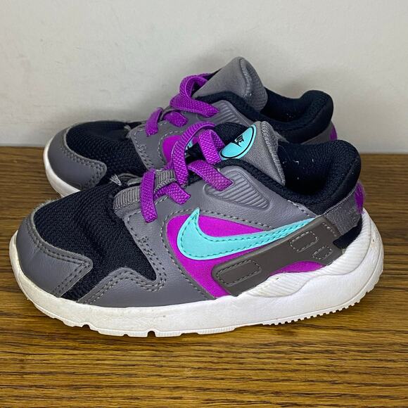 Nike LD Victory Gunsmoke Aurora Purple Toddler Kids SlipOn Play Sneakers Size 7C - Picture 3 of 7